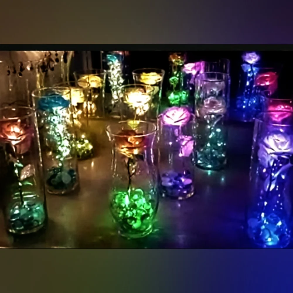 Flowers w lights - Picture 5 of 5